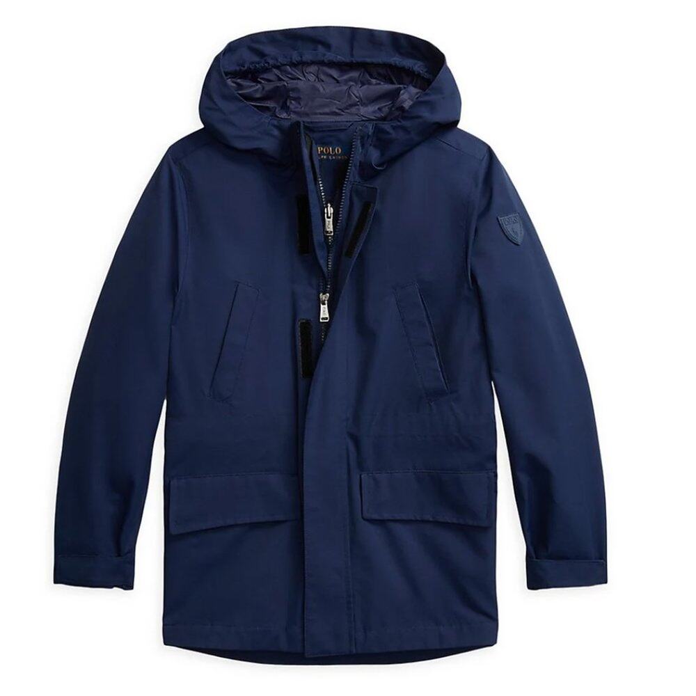 NWT Polo Ralph Lauren Utility Water-Repellent Jacket Navy Small
